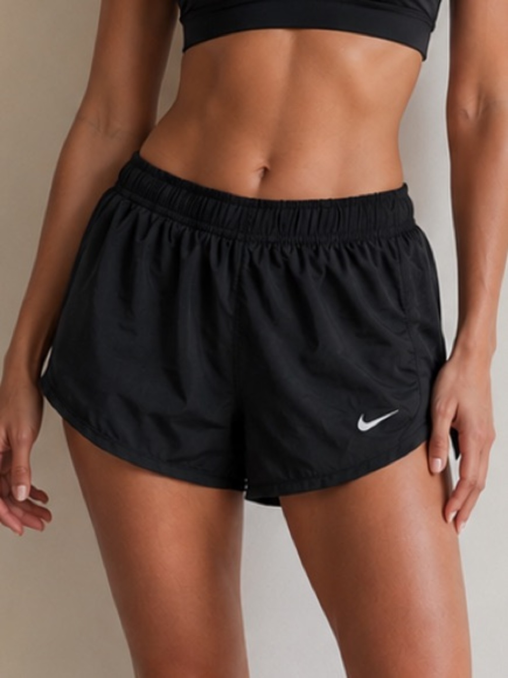 Nike Tempo Running Shorts NWT Women's XS Black Dri-Fit Move to Zero Athletic